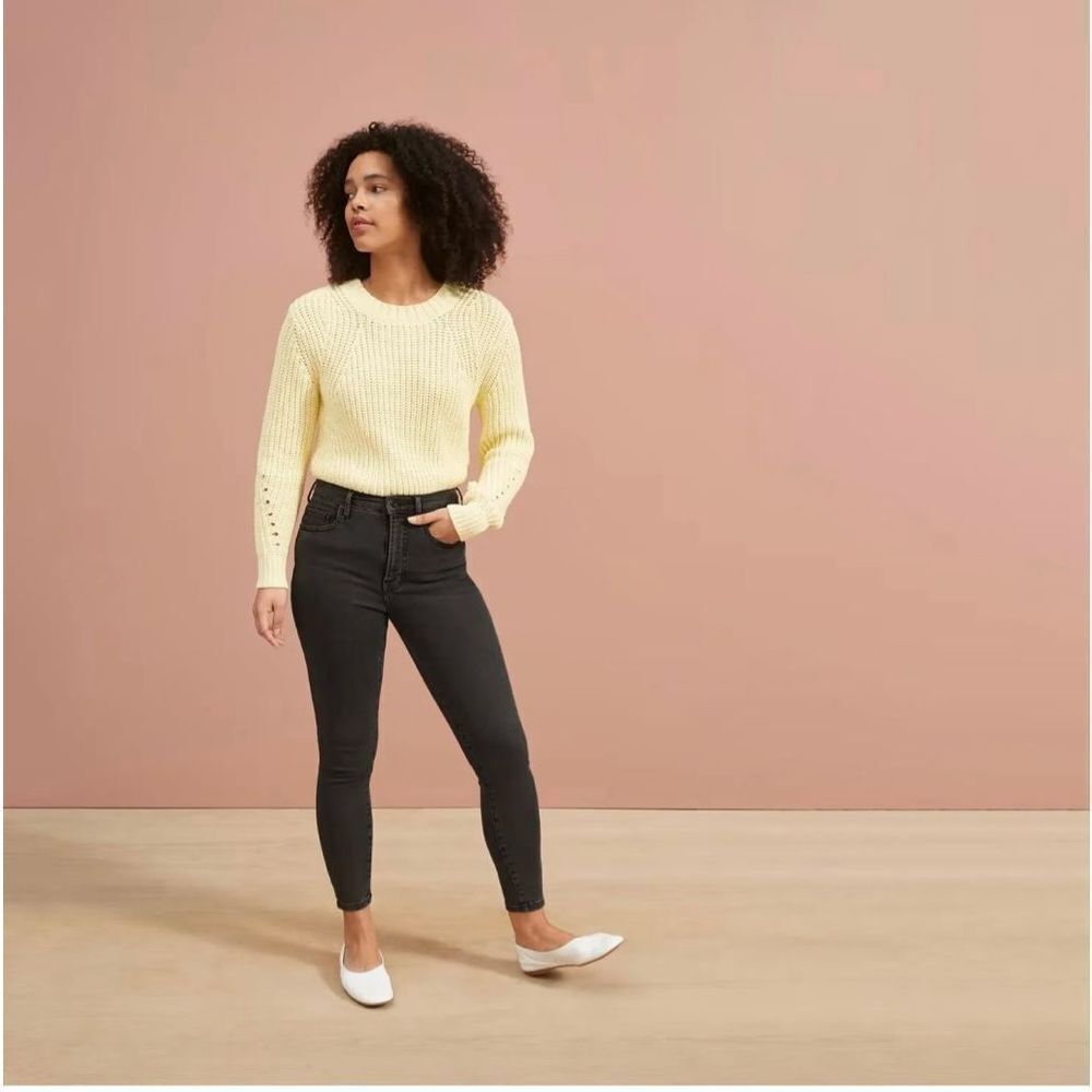 Everlane sz 25 Ankle Black‎ Skinny Jean